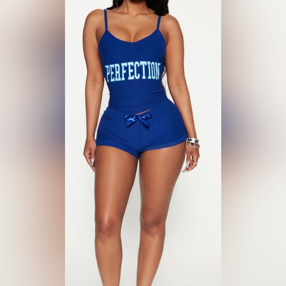 I Am Perfevtio  PJ Short Set